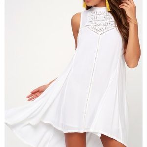 High low cotton dress